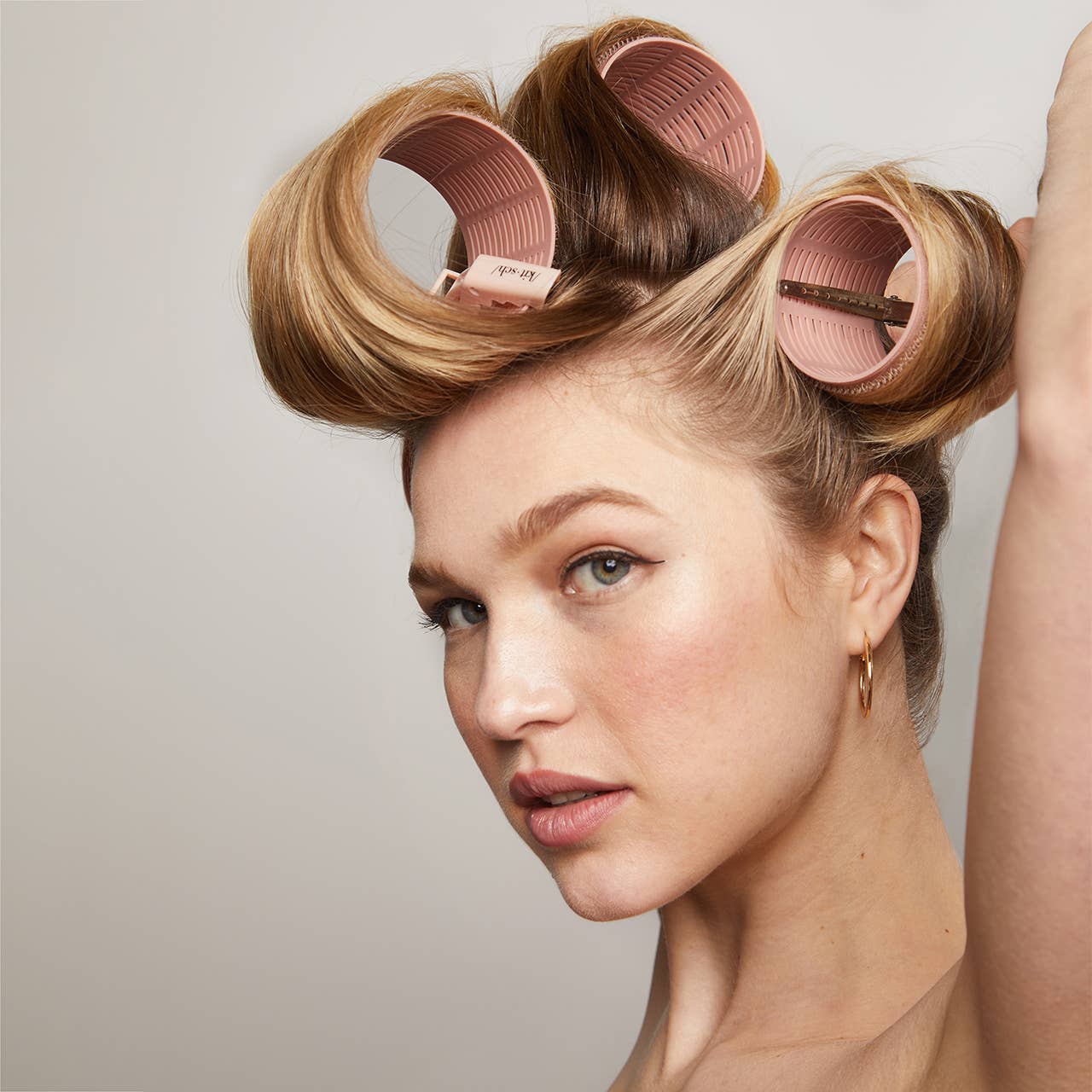 KITSCH - Recycled Plastic XL Thermal Rollers 4pc Set - Terracotta