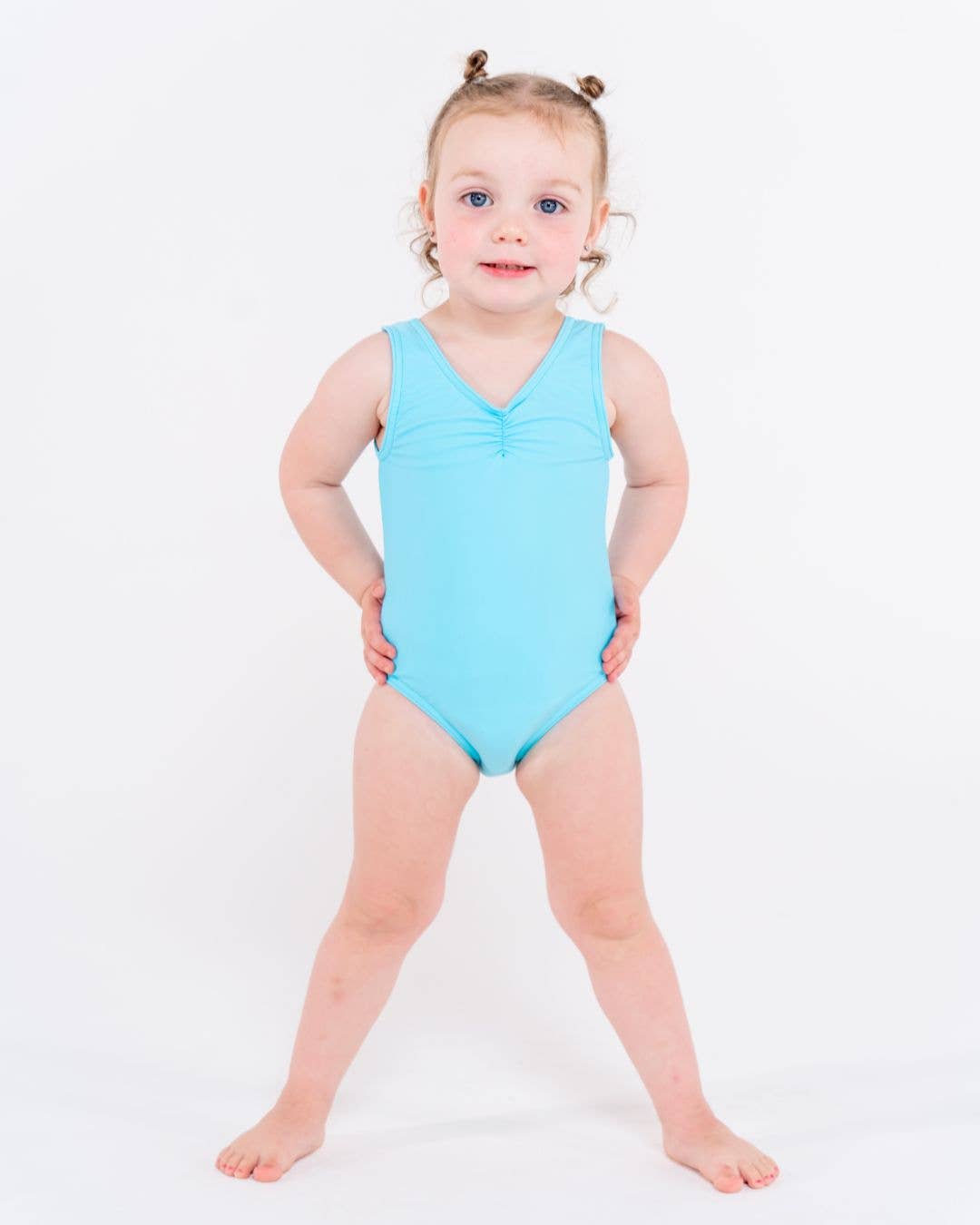 Total Dance - Essential Gathered Front Leotard - High Back