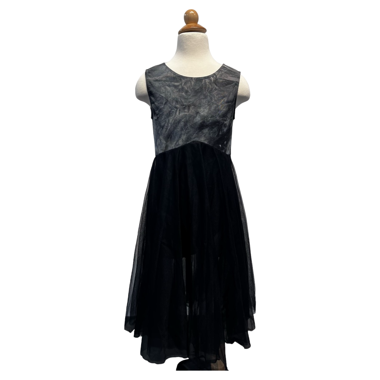 Lyrical Black and Grey Dress