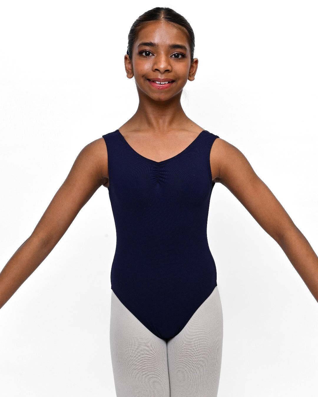 Total Dance - Essential Gathered Front Leotard - High Back