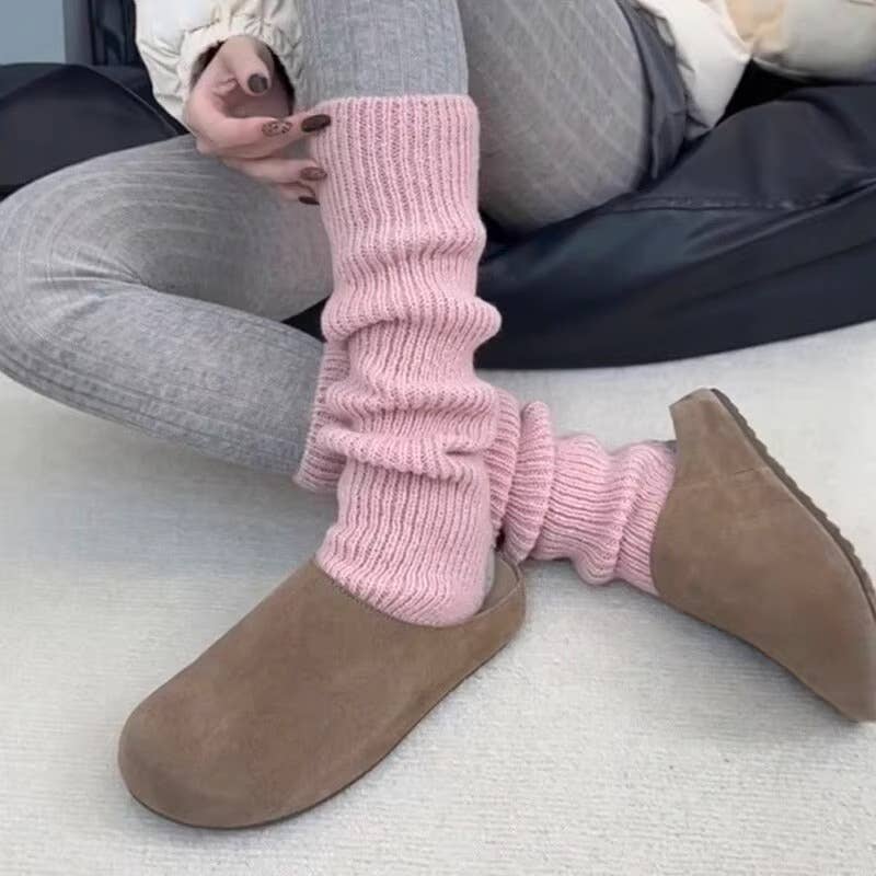 Soft Knit Slouch Leg Warmers