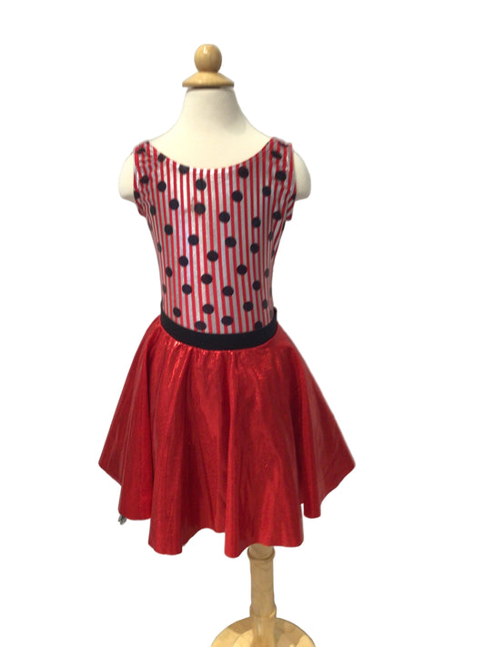 Red Black Polka Dot Circus