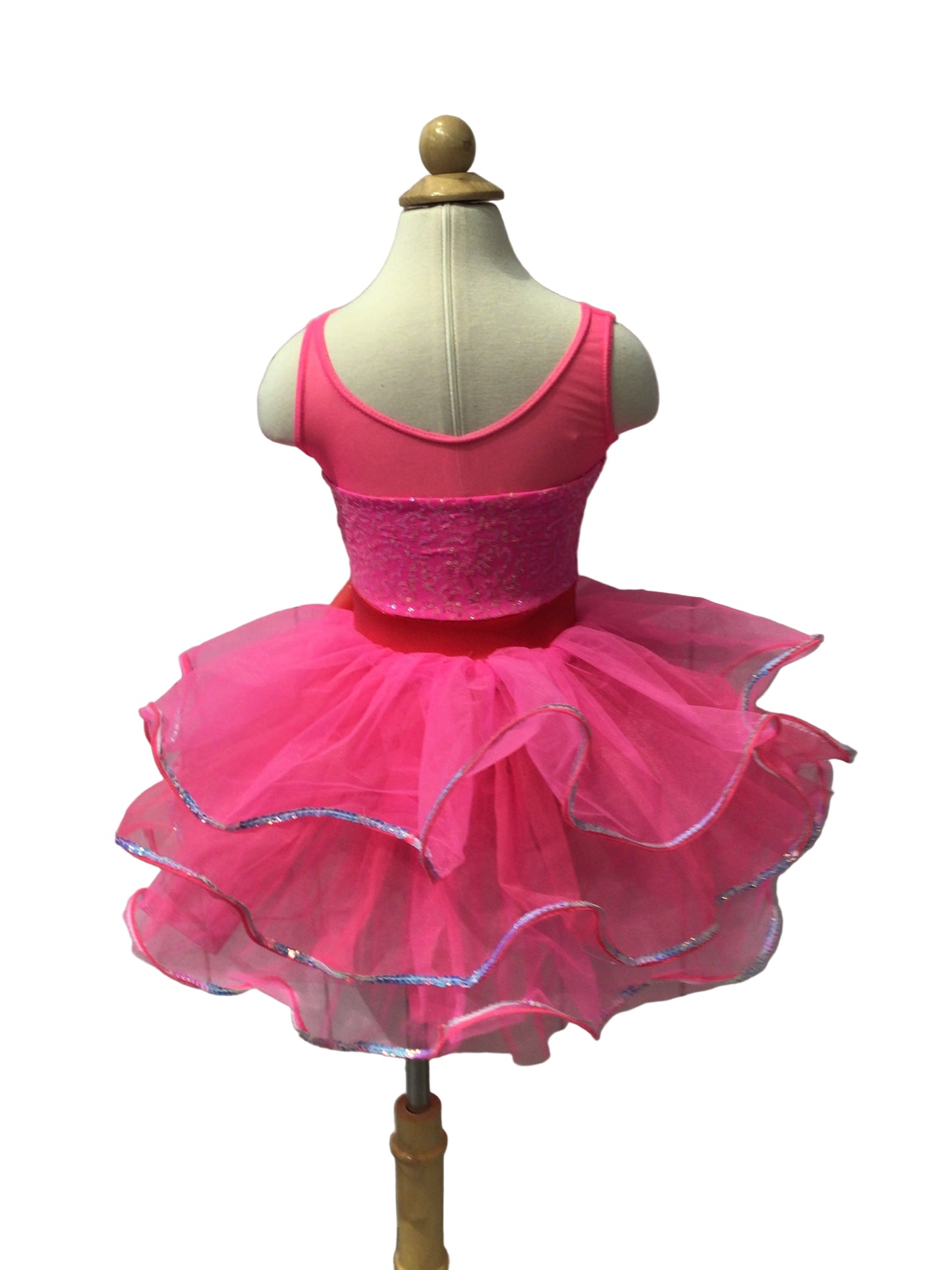 Flourescent Pink Sparkle Tutu