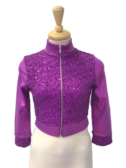 Purple Sequin Jacket