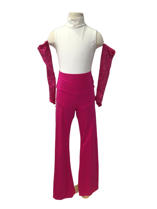 White Bodysuit with Pink Pants