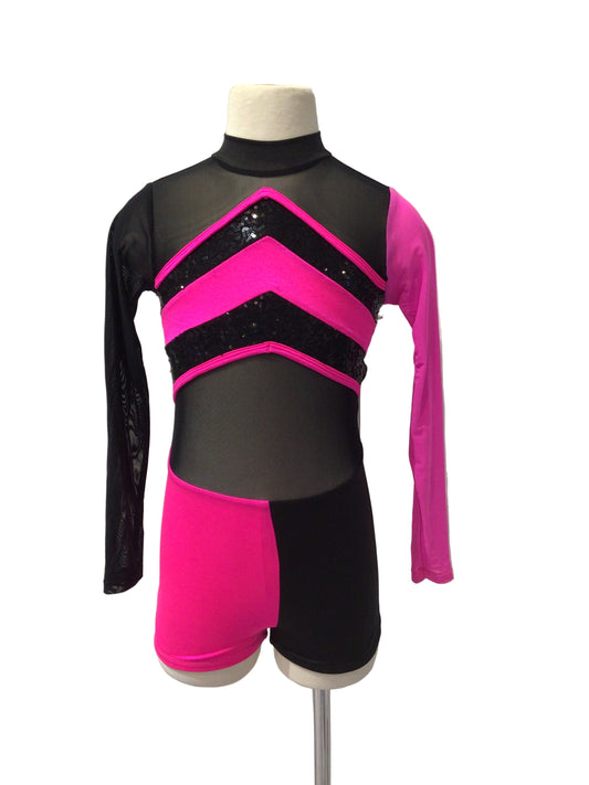 Pink and Black Cheer Costume