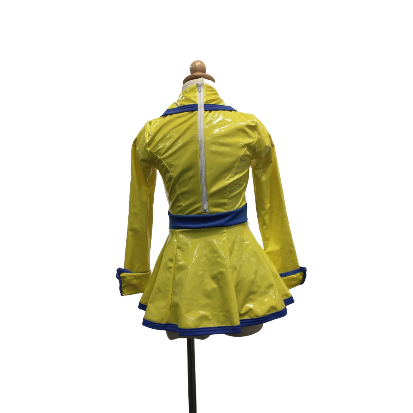 Yellow and Blue Rain Coat