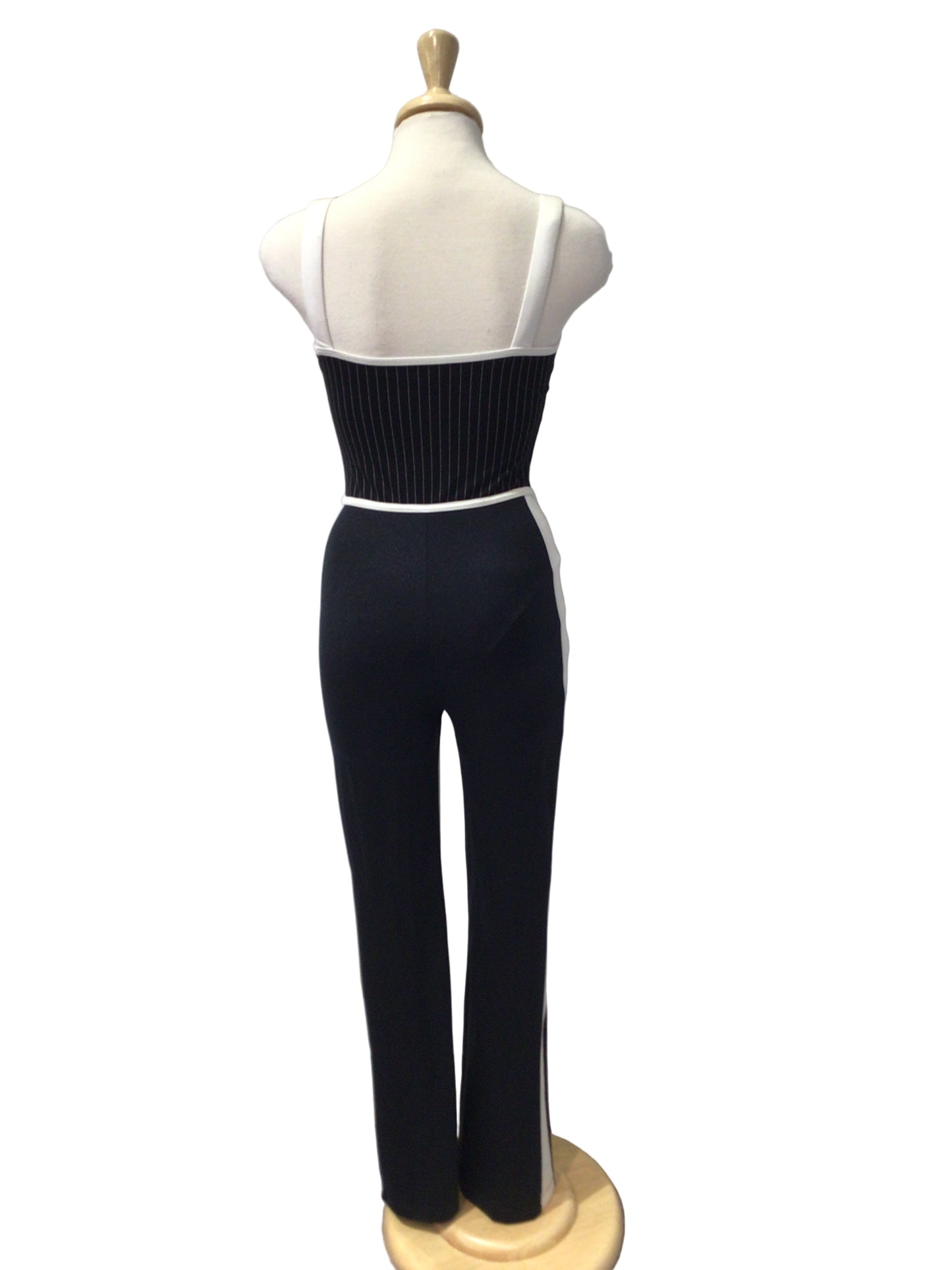 Black and White Tuxedo Unitard