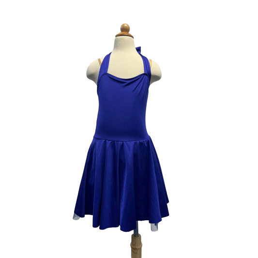 Blue Halter Jazz Dress