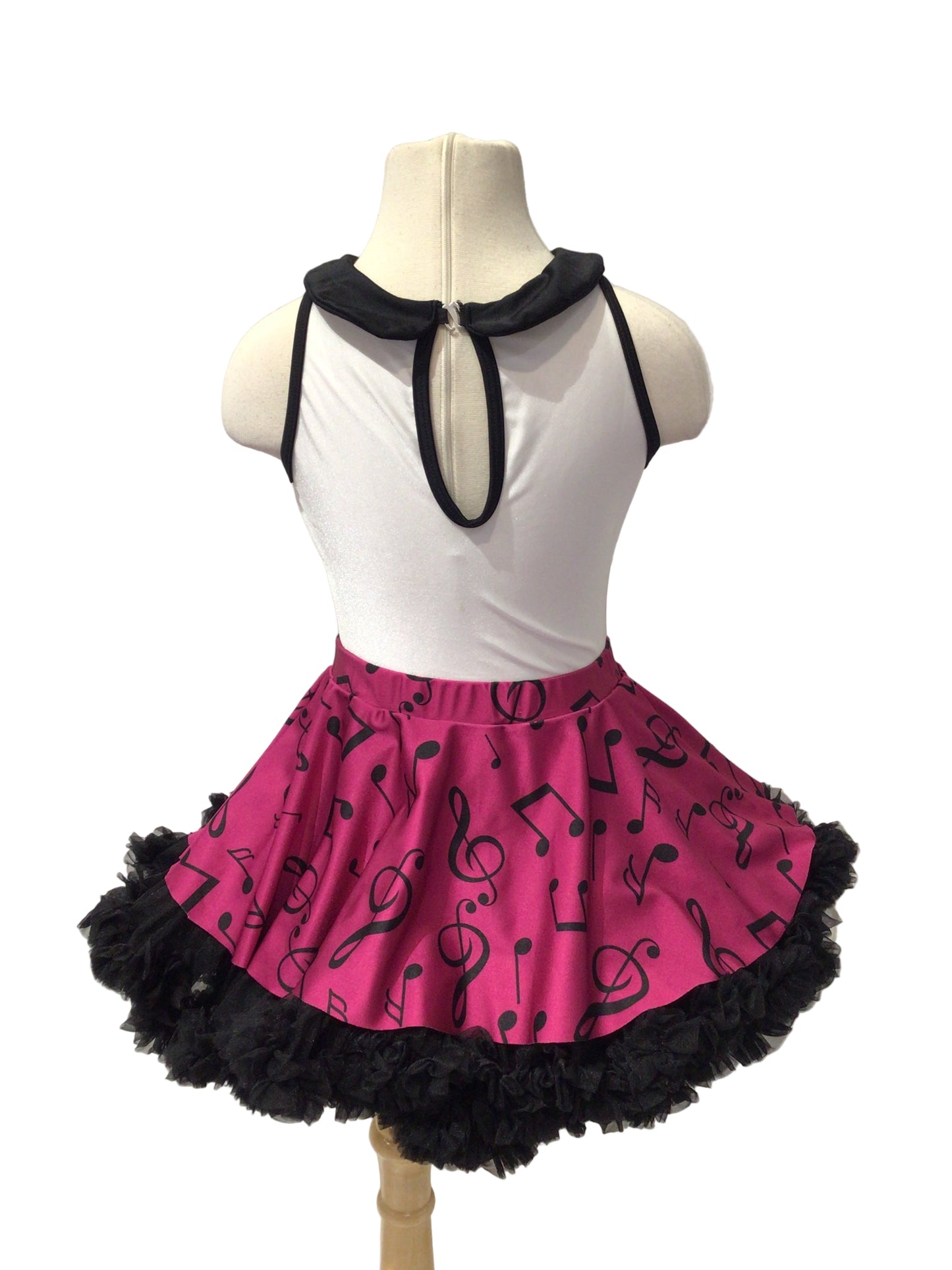 Pink and White Music Note