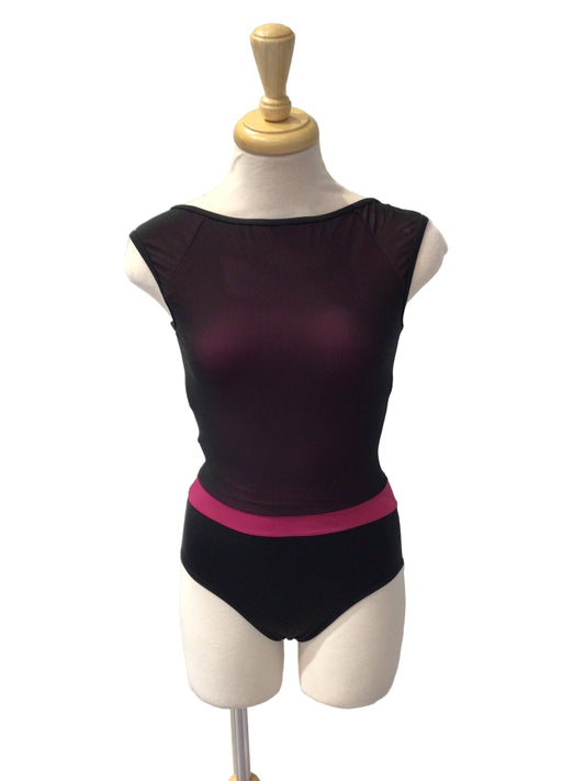 Black and Pink Bodysuit