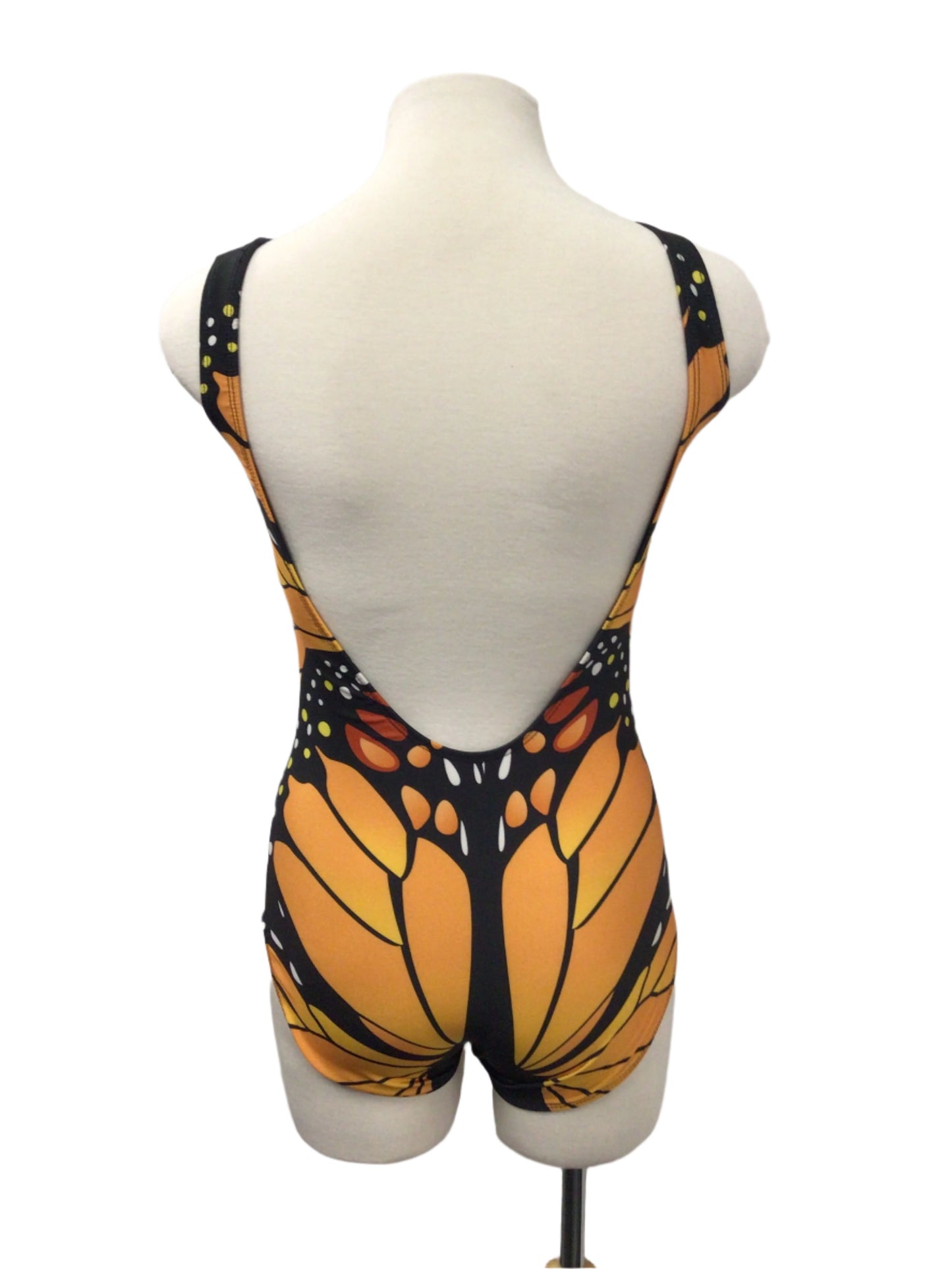 Butterfly Bodysuit with Black Skirt