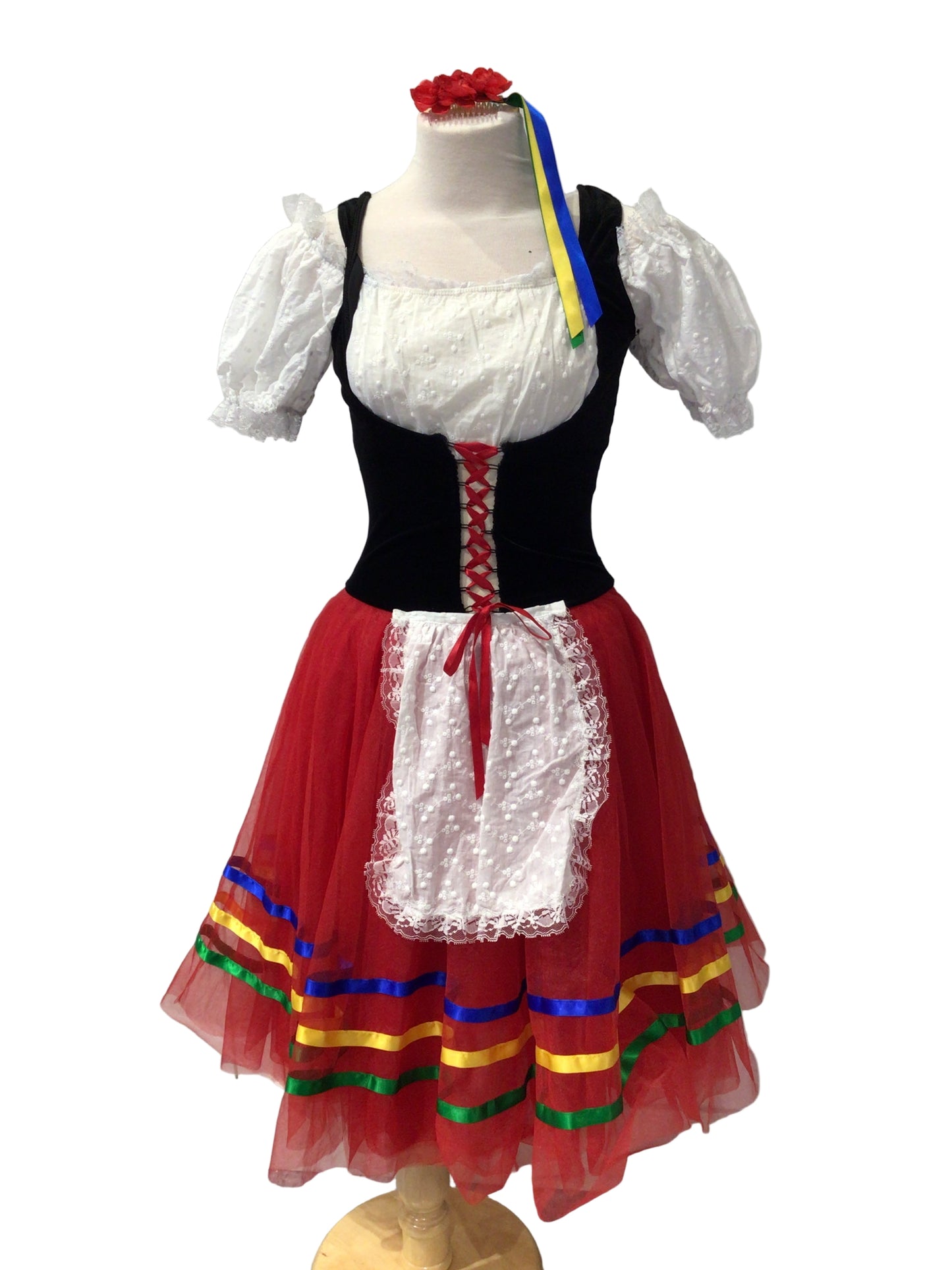 Red and Black Tarentella Tutu