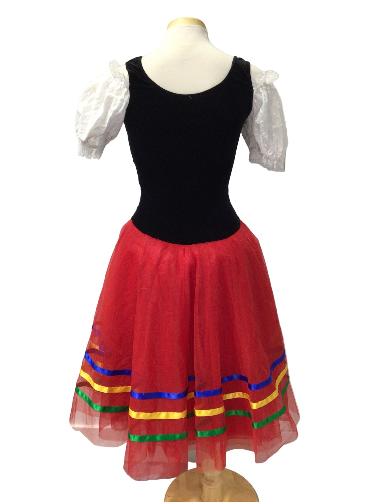 Red and Black Tarentella Tutu
