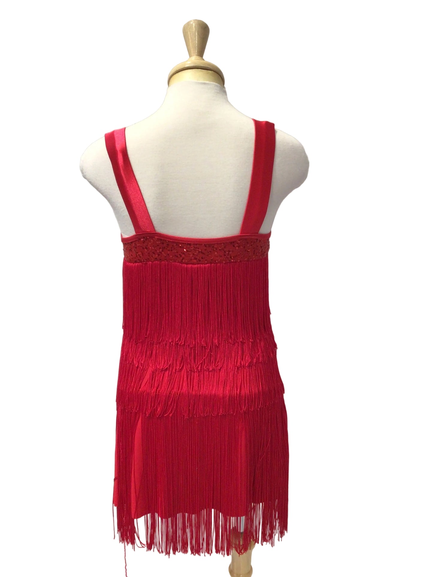 Red Fringe Dress