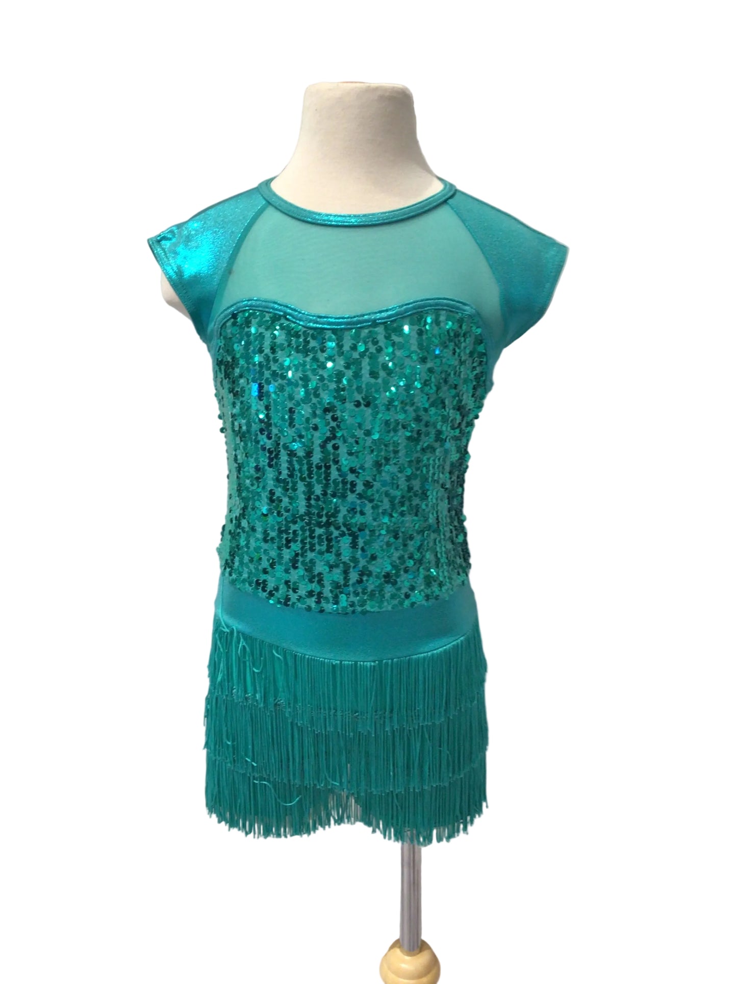 Teal Blue Fringe Jazz