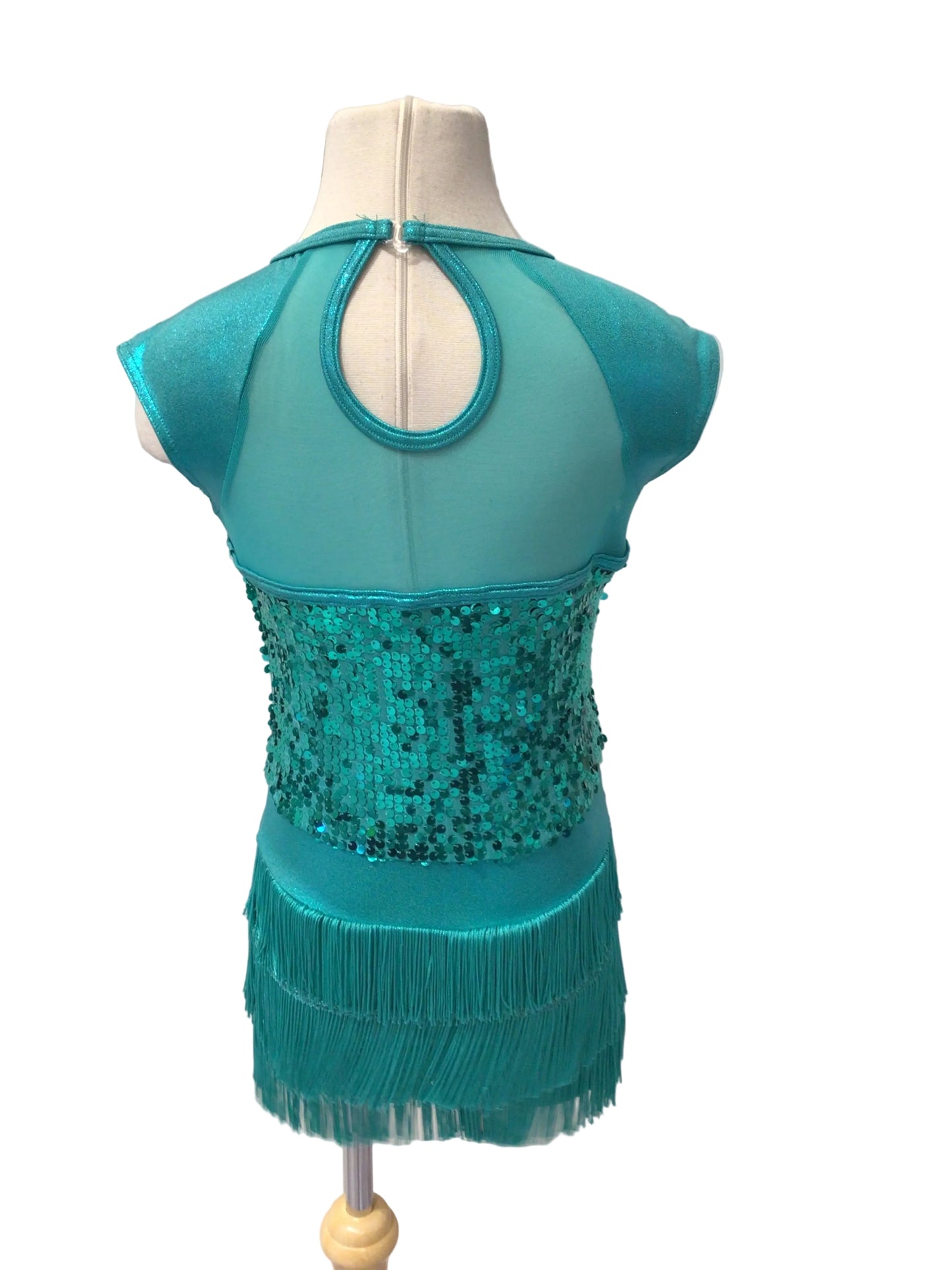 Teal Blue Fringe Jazz