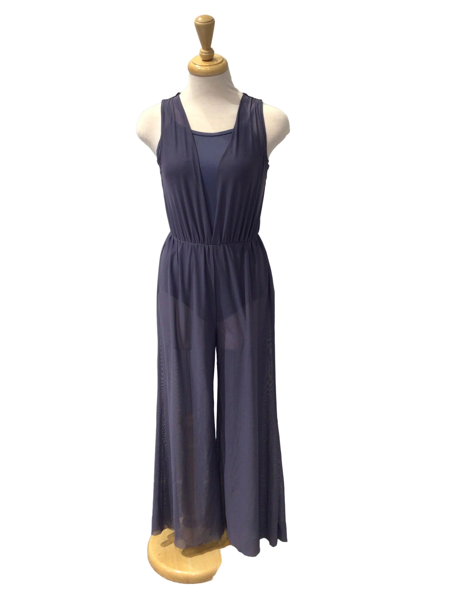 Periwinkle Blue Mesh Rhomper