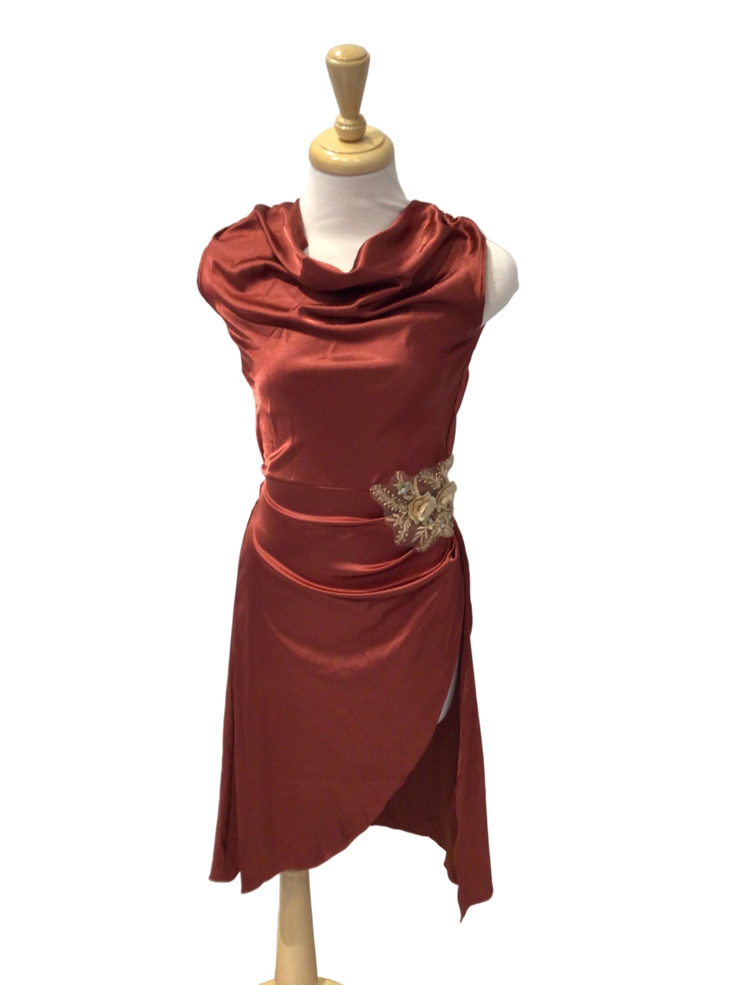 Rust Coloured Lyrical Dress
