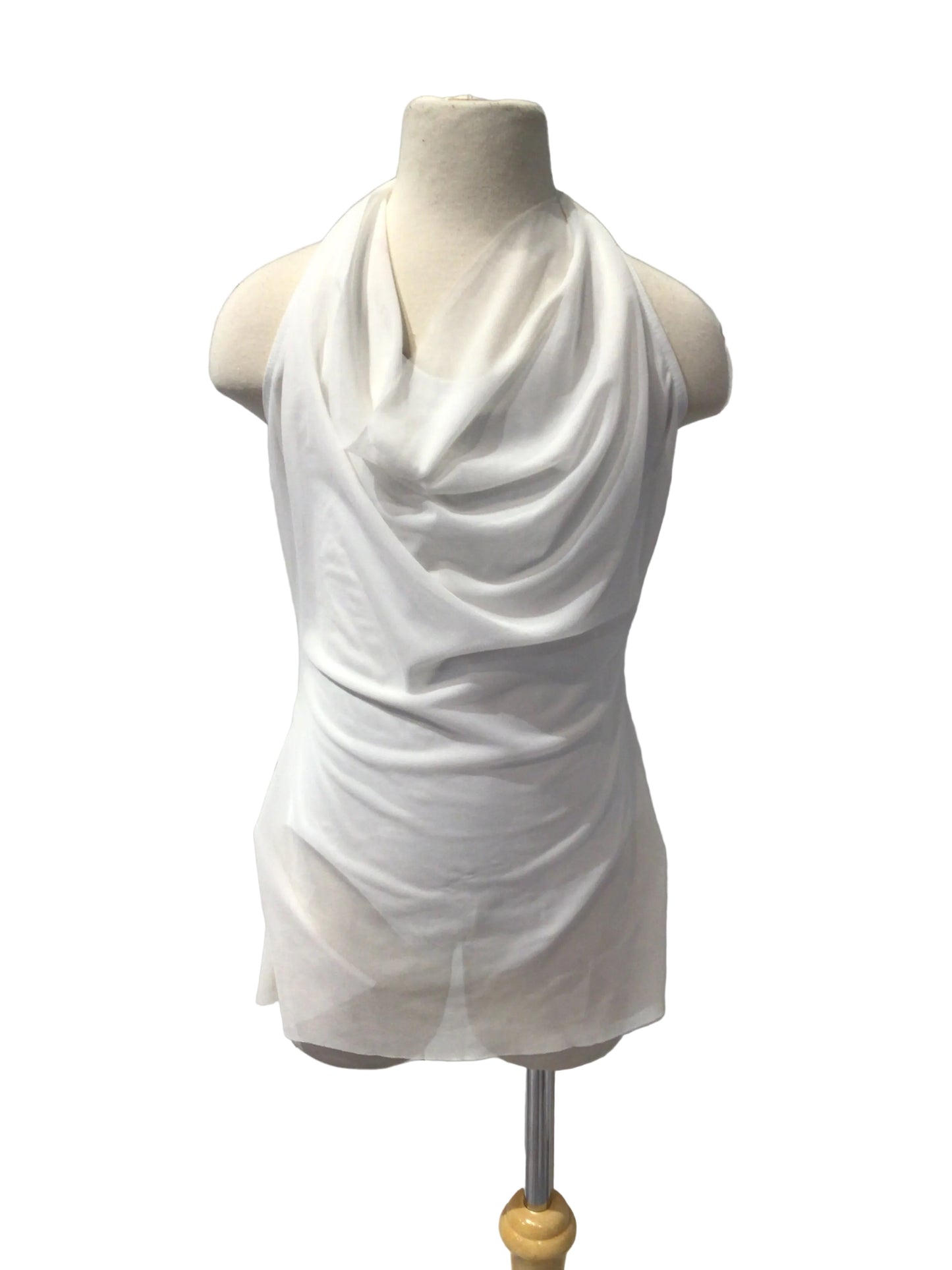 Short White Halter Dress