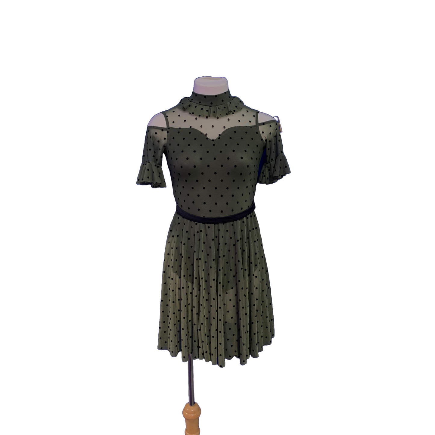 Green Polka Dot Dress