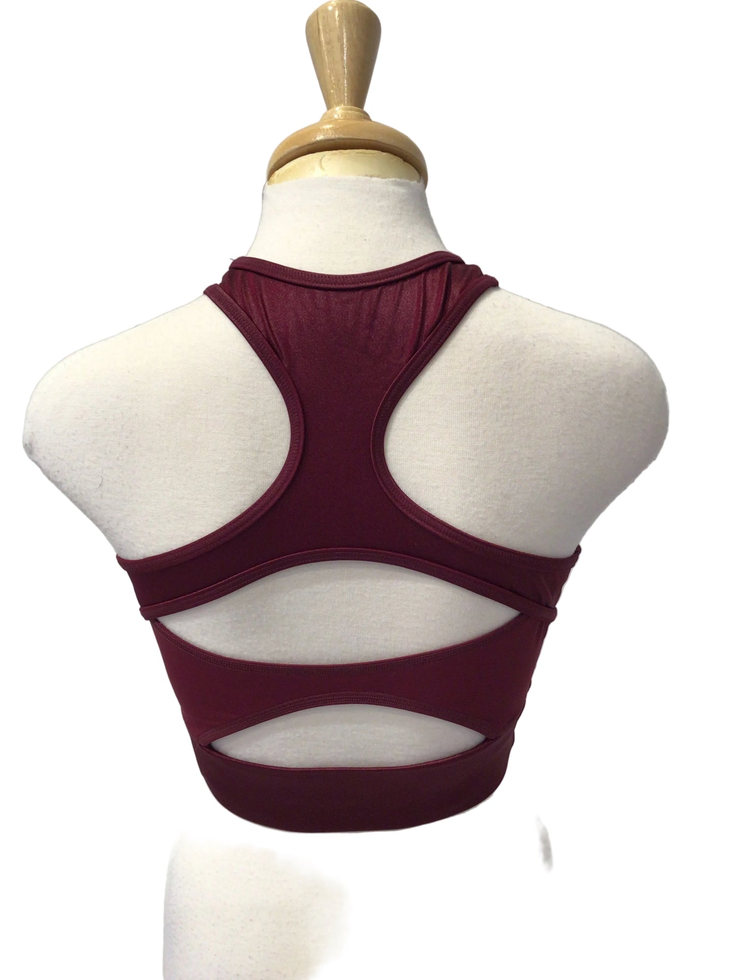 Maroon Sport Top