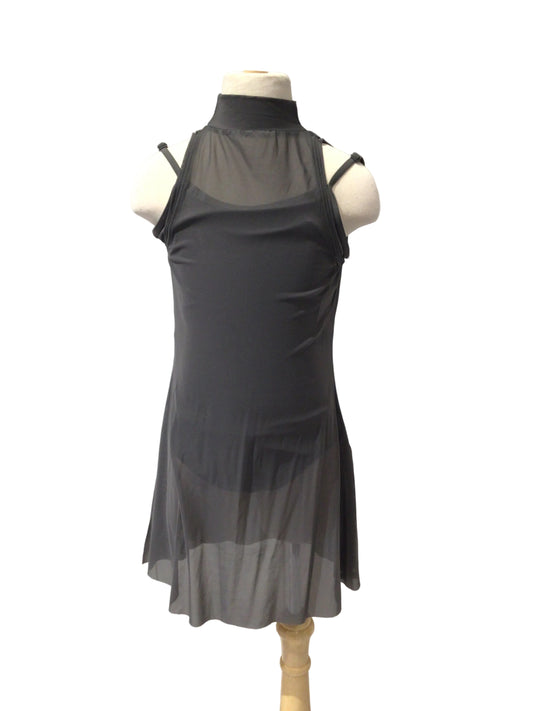 Grey Mesh Dress