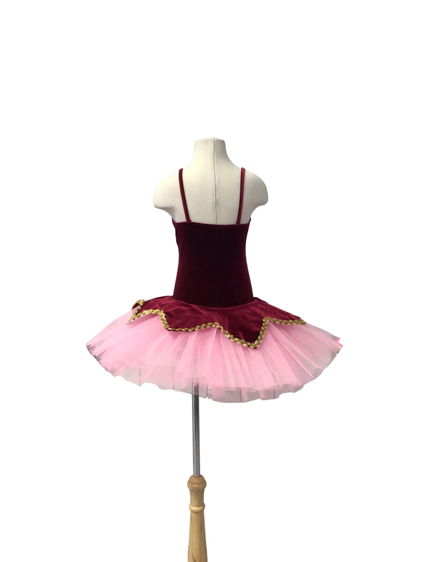 Burgundy Velvet Platter Tutu