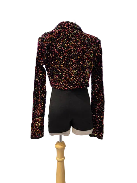 Black Sequin Jazz with Jacket