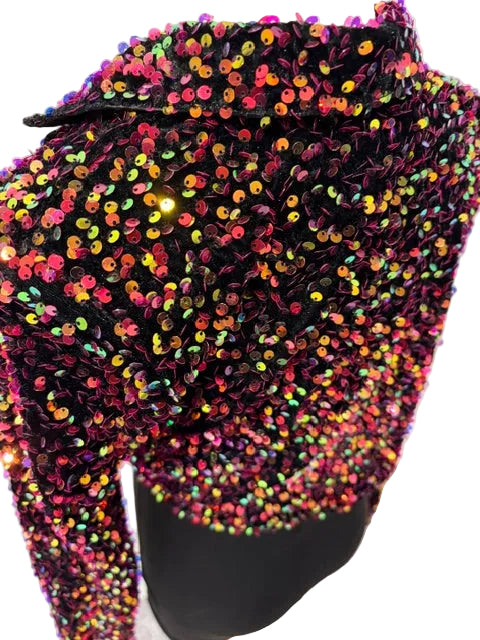 Black Sequin Jazz with Jacket