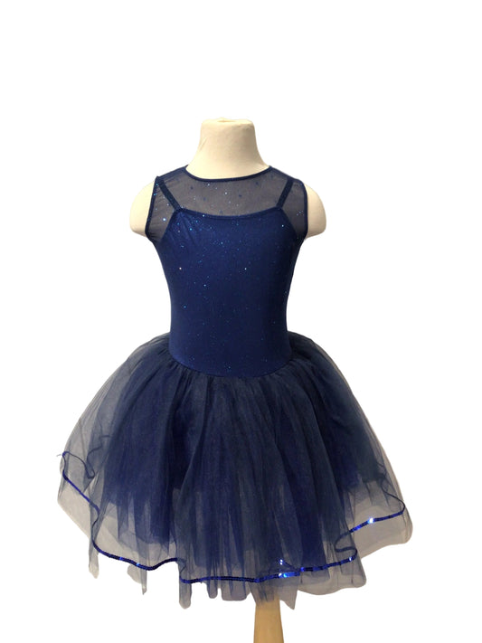 Royal Blue Mesh Romantic Tutu