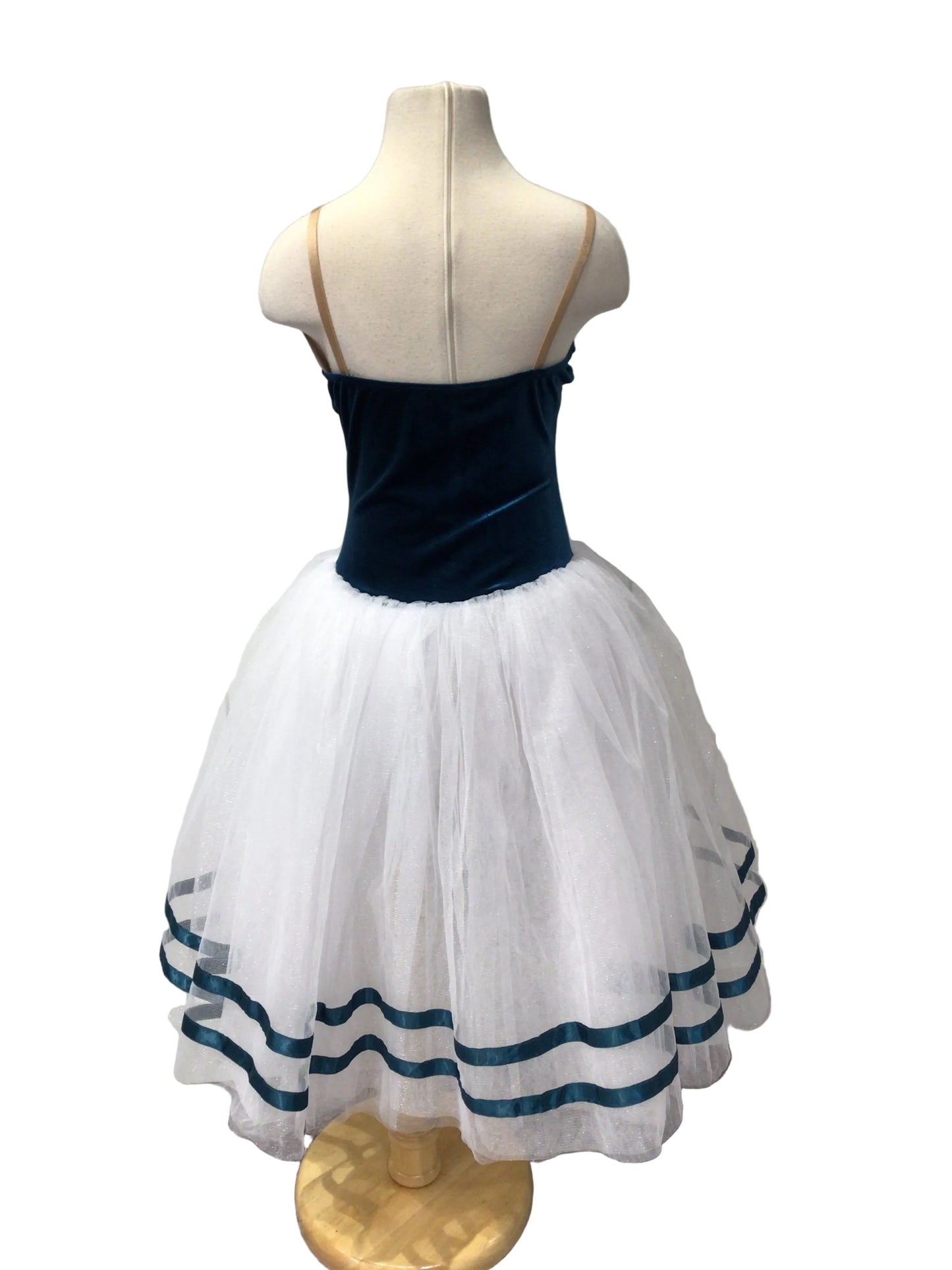 Teal Velvet Romantic Tutu