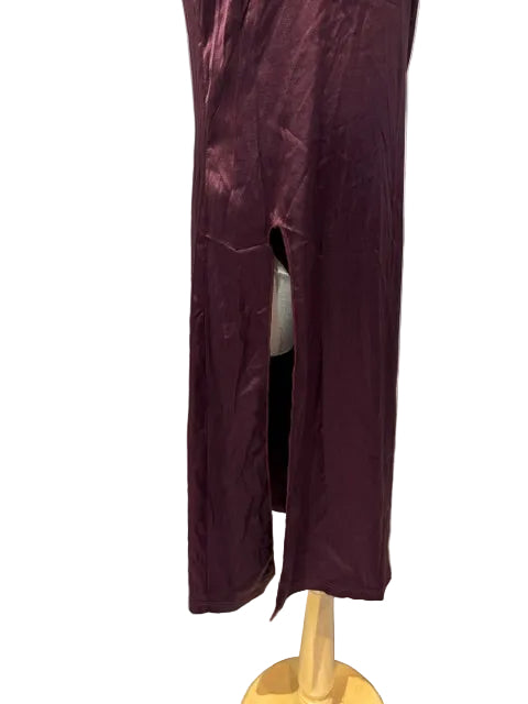 Dark Plum Slit Costume