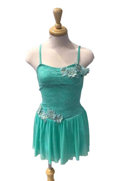 Mint Green Lace Ballet Dress