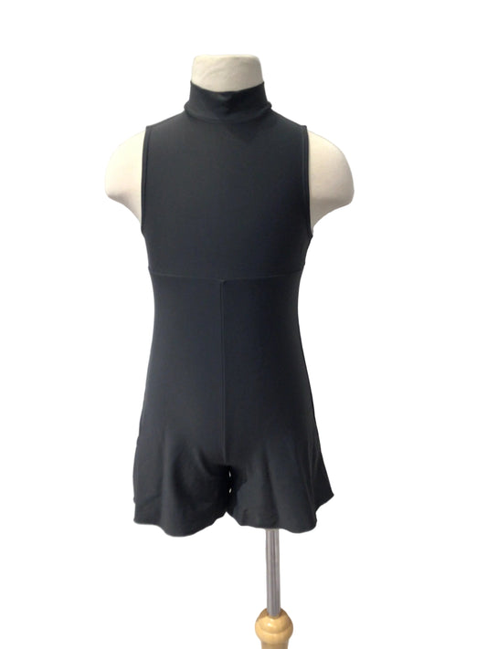 Dark Grey High Neck Romper