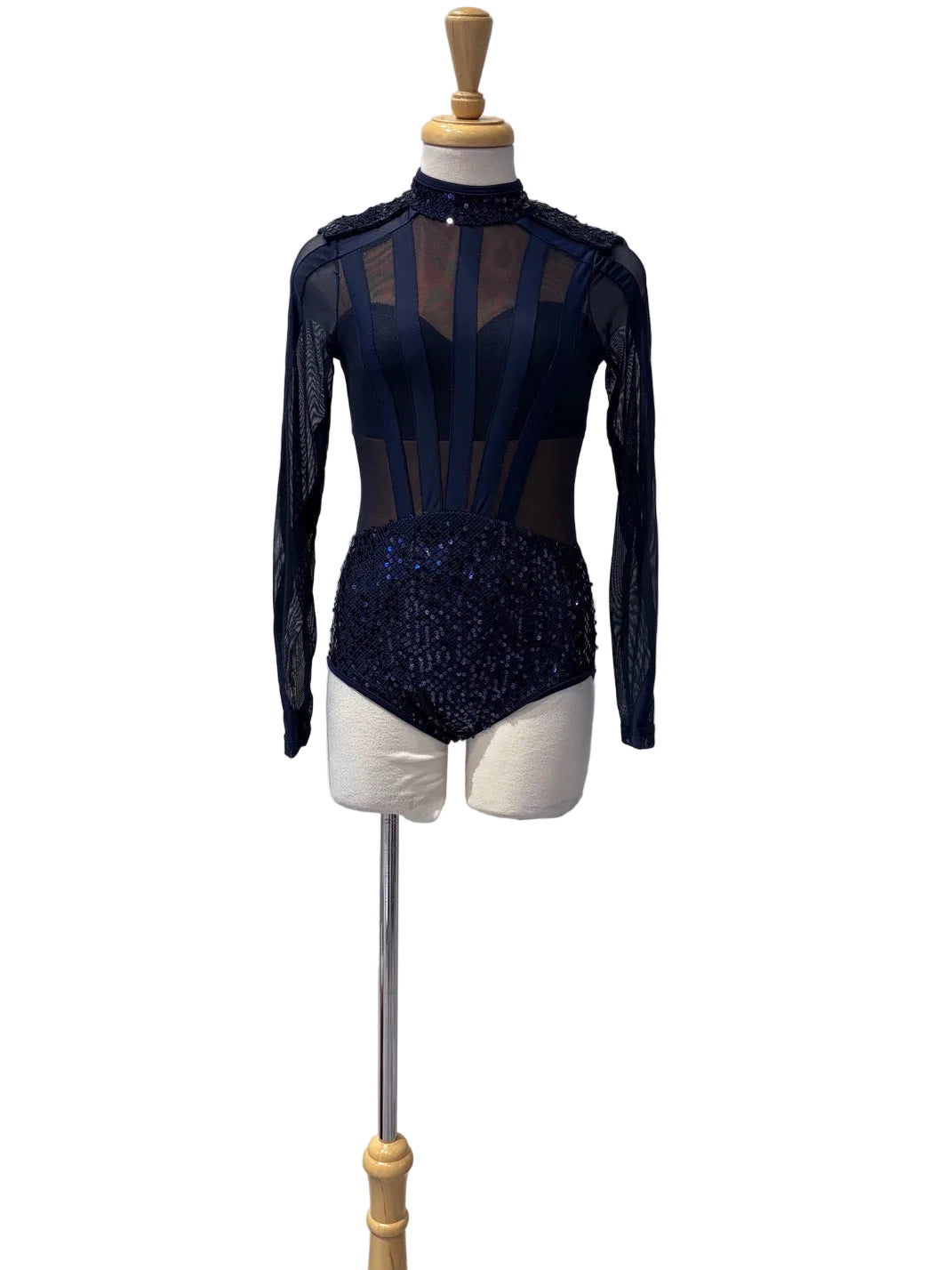 Long Sleeve Royal Blue Bodysuit
