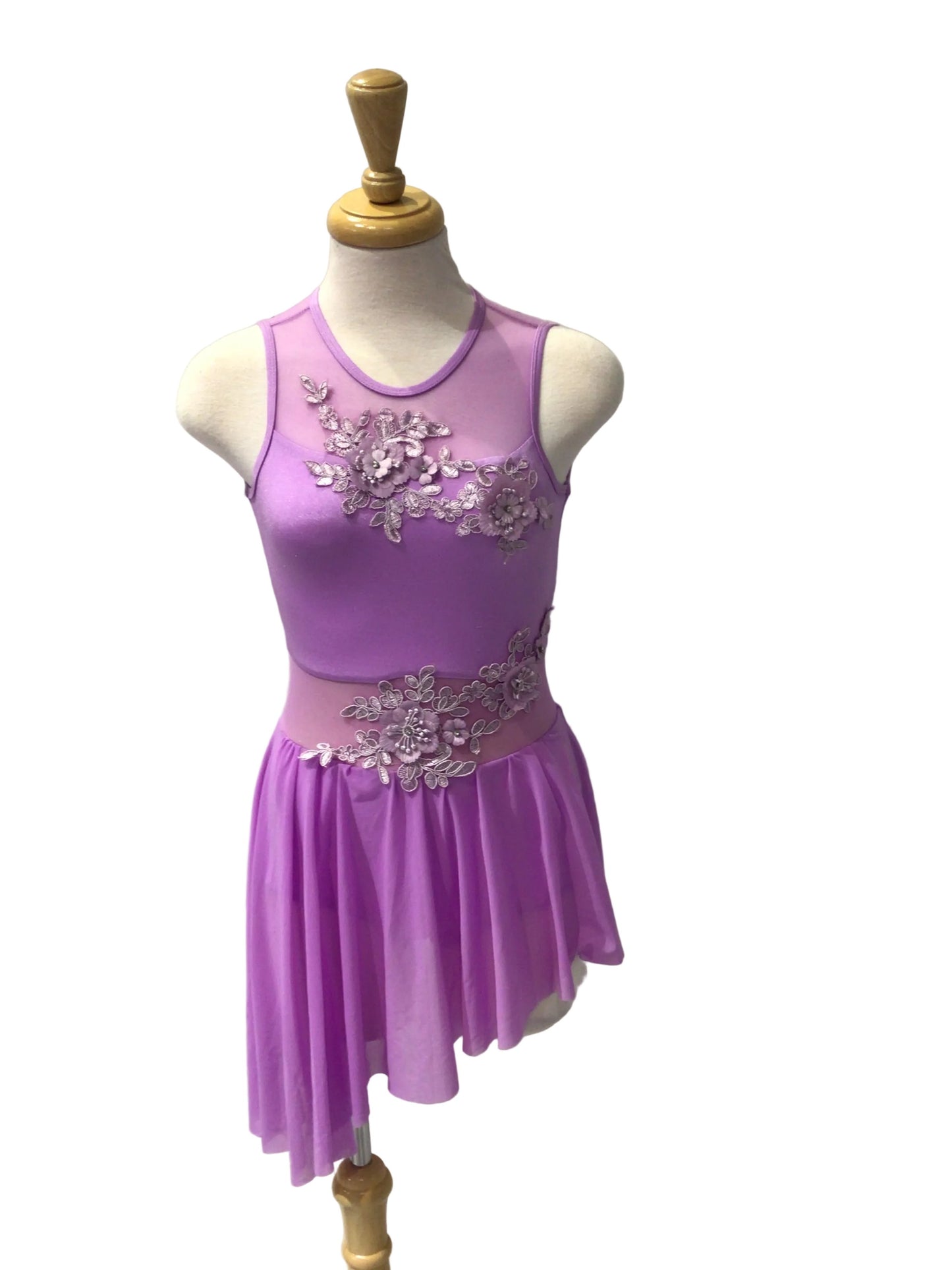 Lilac Flower Lyrical Dress