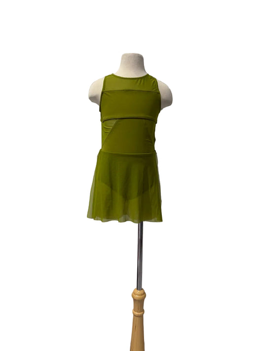 Moss Green Short Lyrical Dress