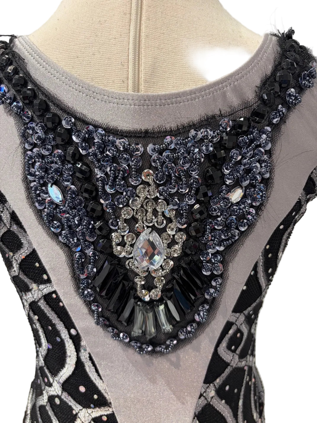 Black and Silver Flapper