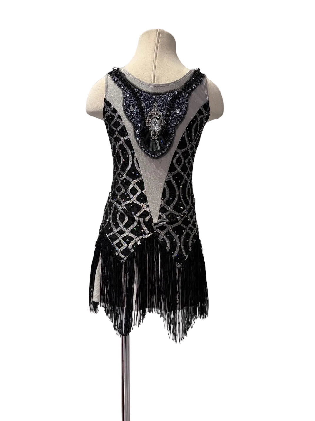 Black and Silver Flapper