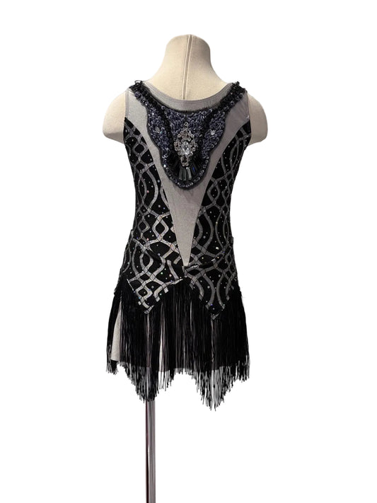 Black and Silver Flapper