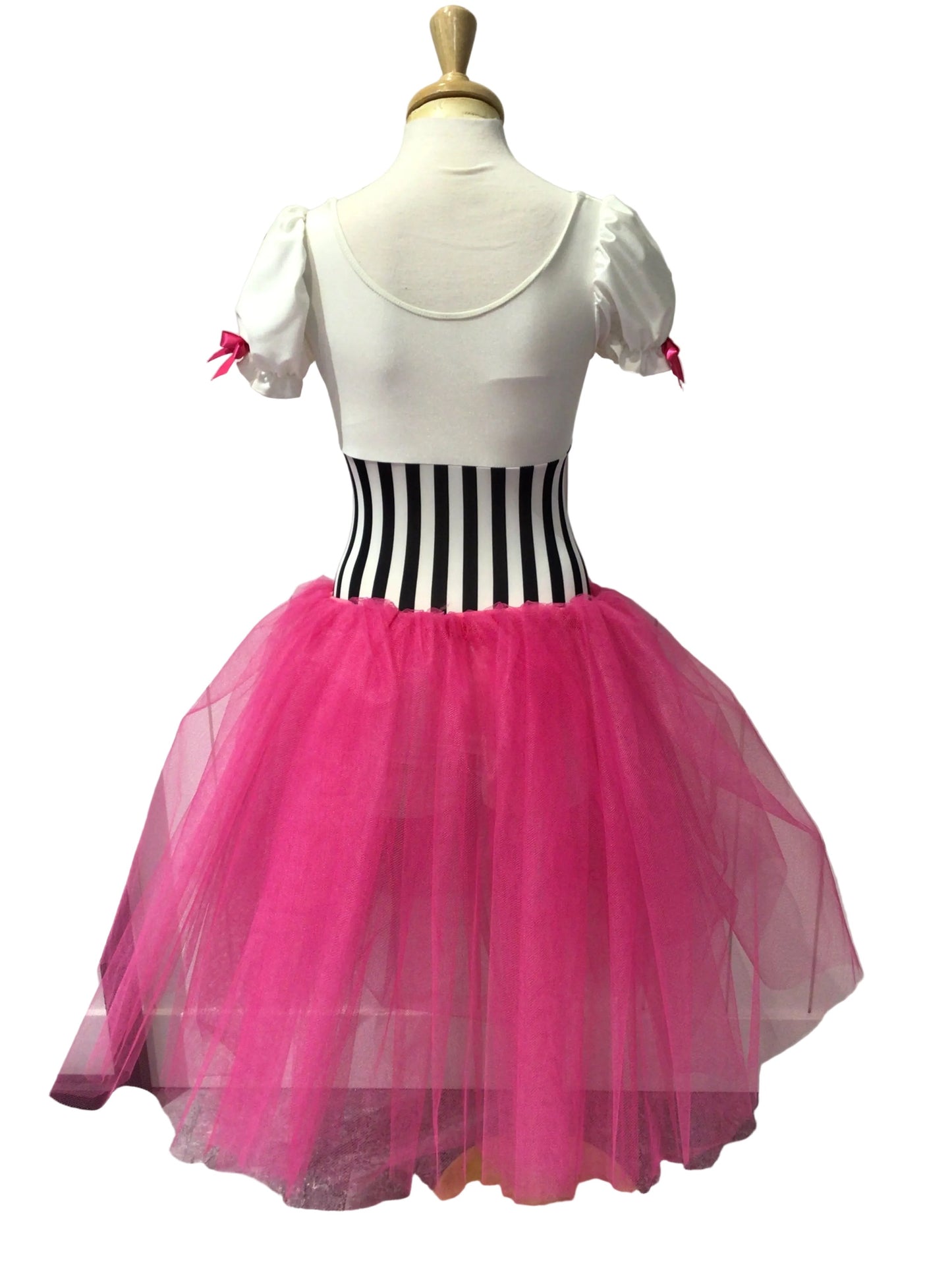 Black White and Hot Pink Romantic Tutu