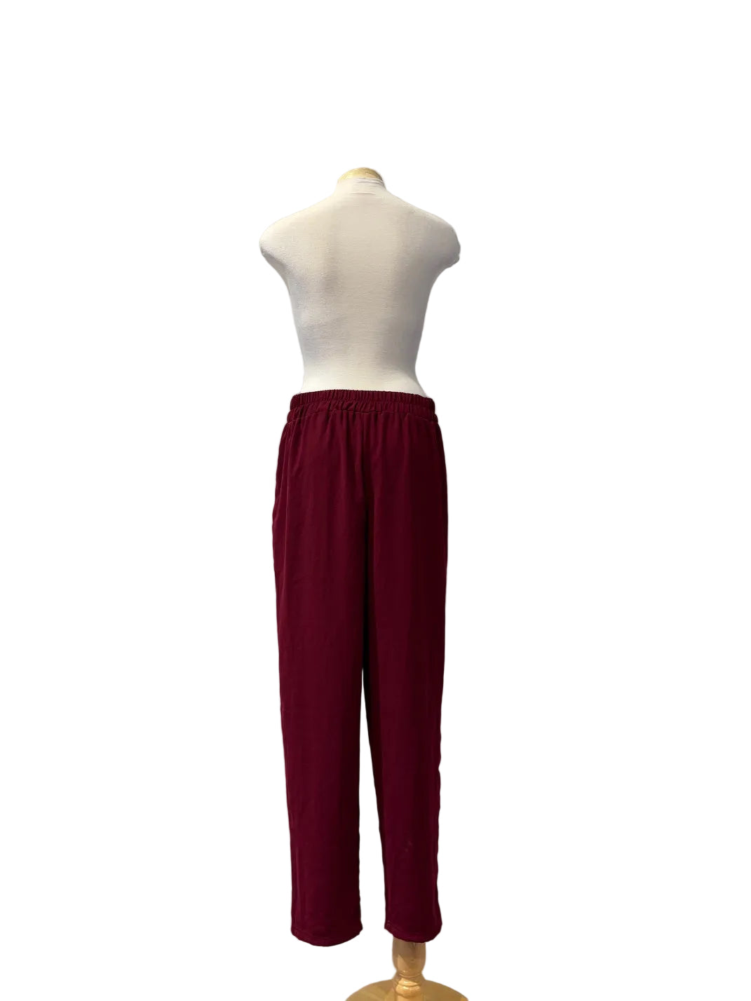 Tie Burgundy Pants