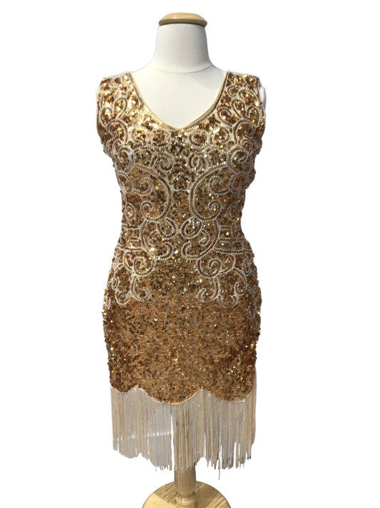 Gold Sequin Fringe Ballroom