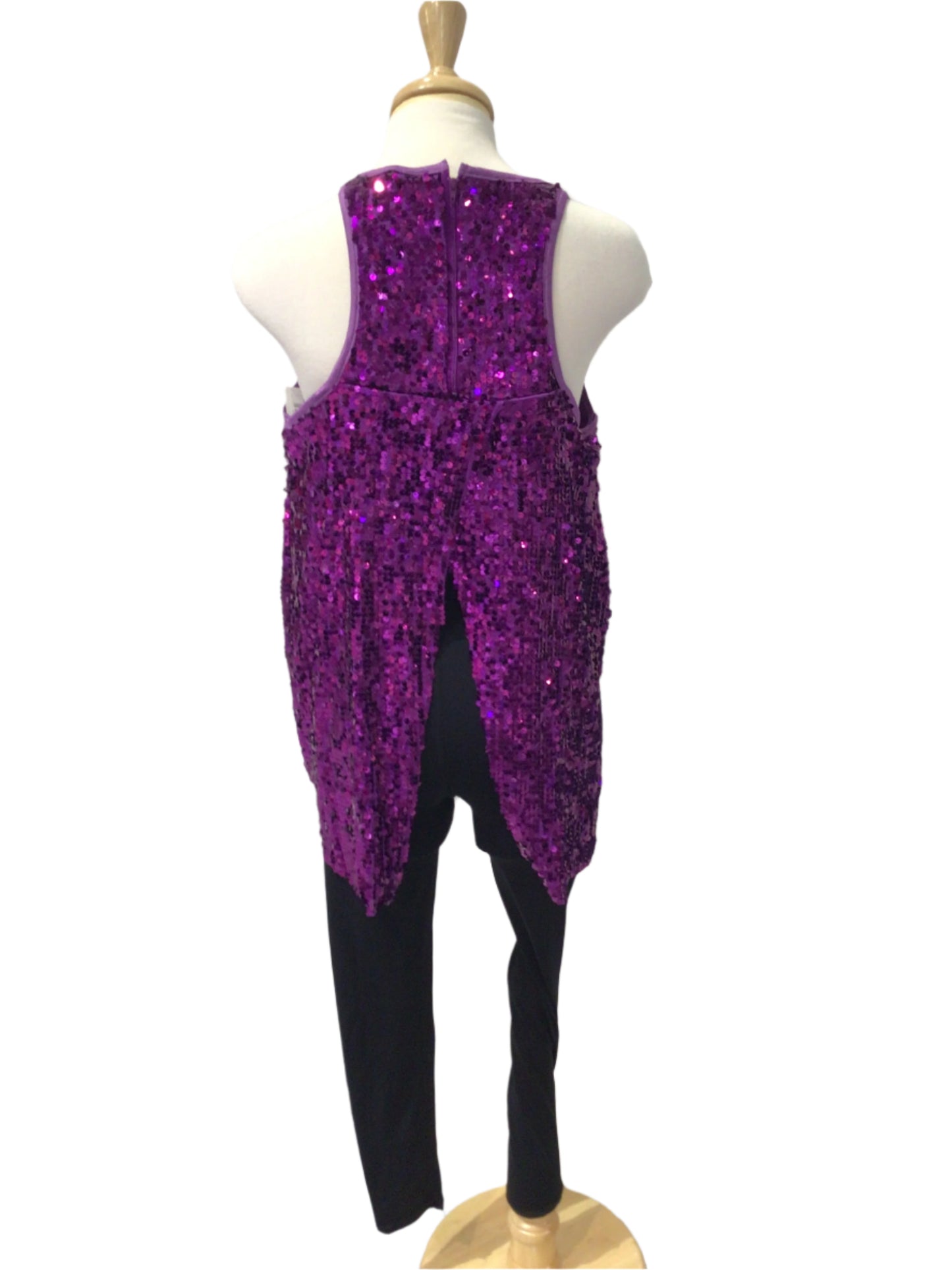Purple Sequin Top