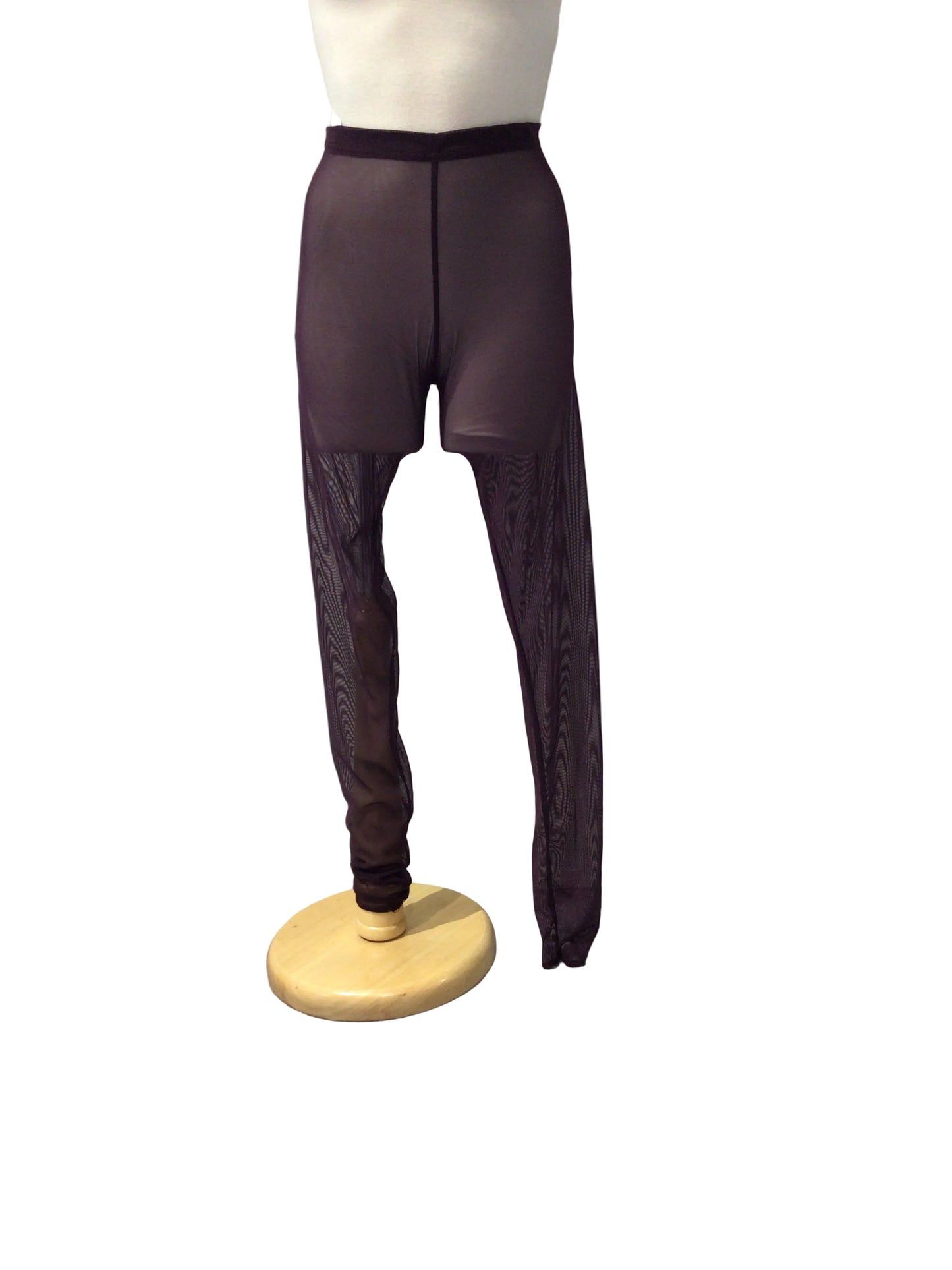 Plum Purple Mesh Pants