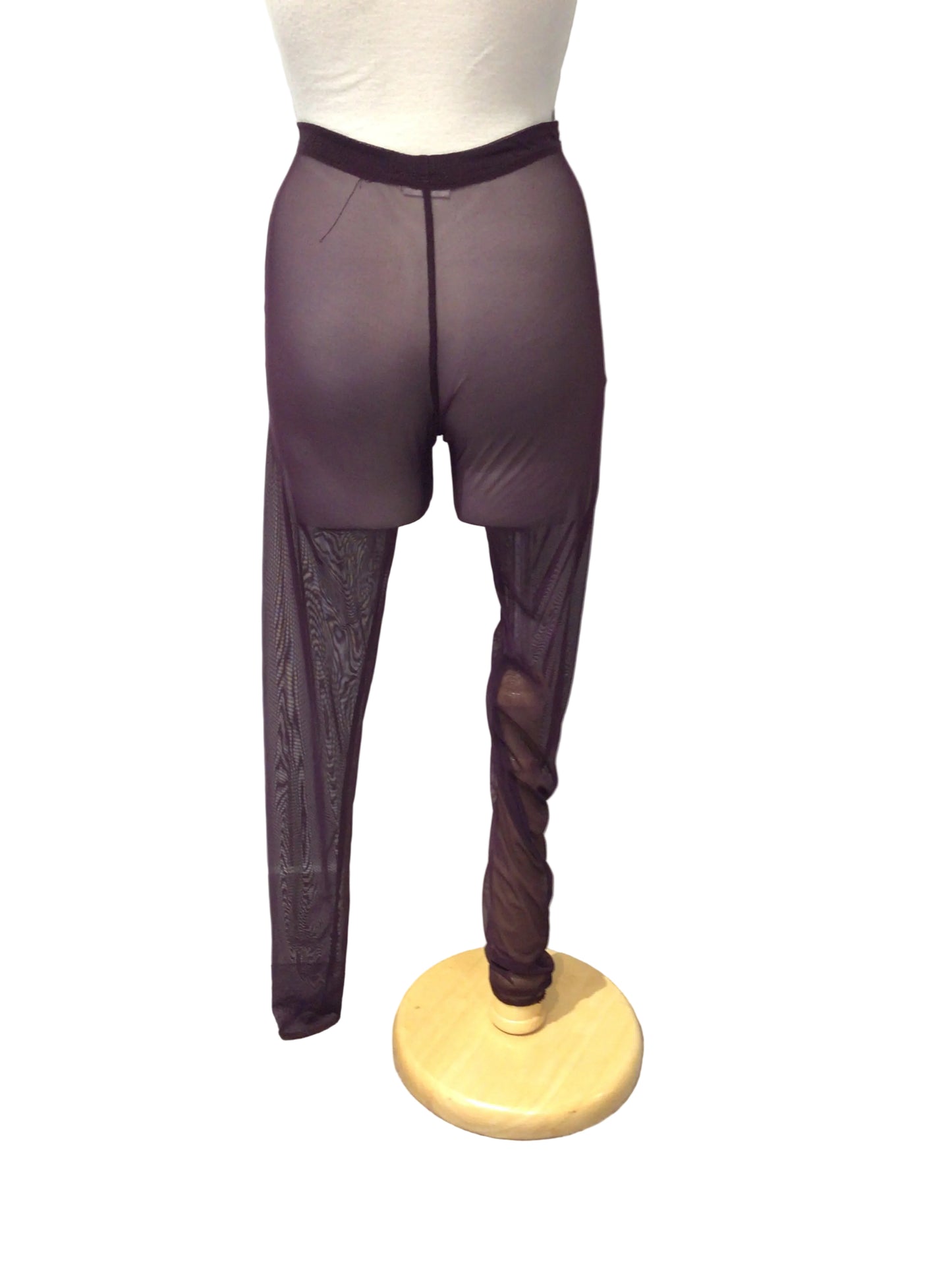 Plum Purple Mesh Pants