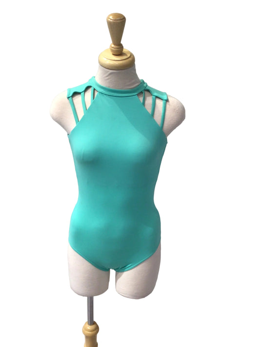 Light Teal Strappy Bodysuit