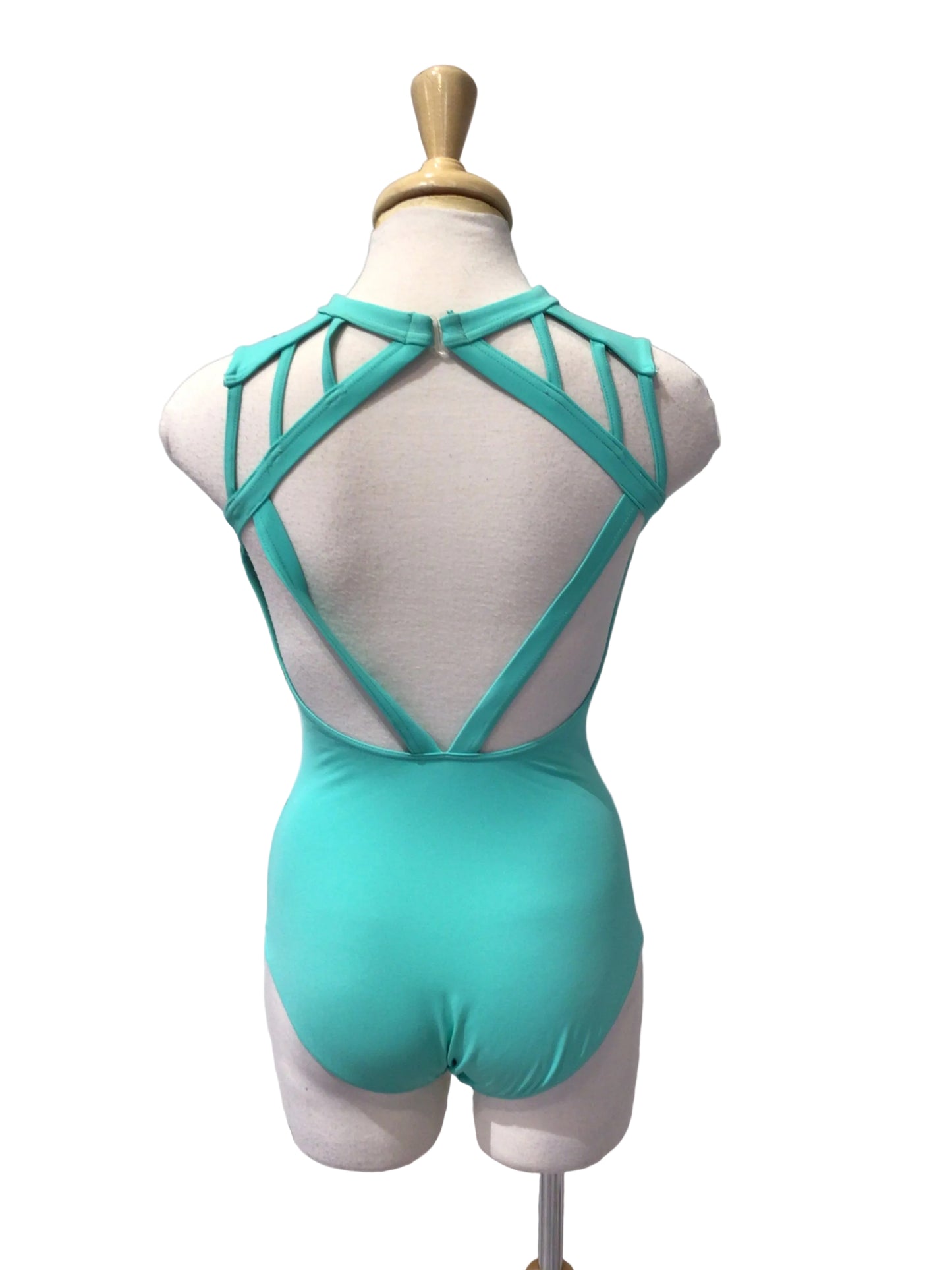 Light Teal Strappy Bodysuit
