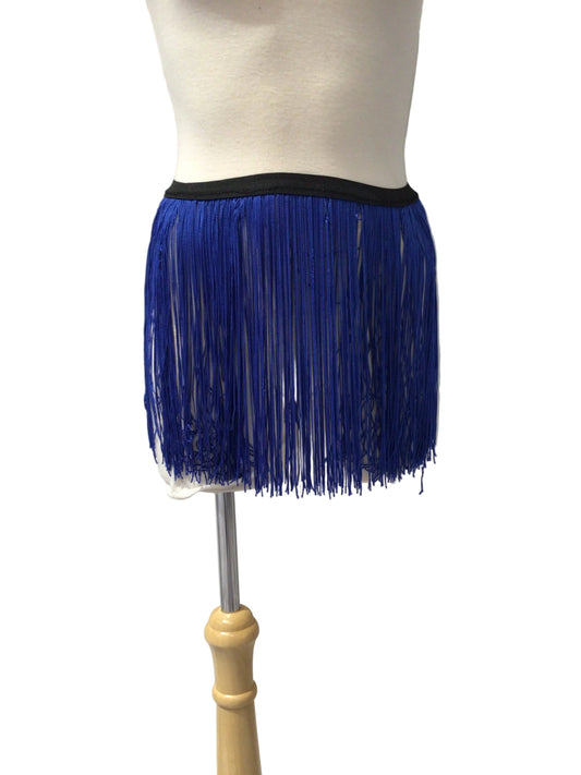 Blue Fringe Skirt